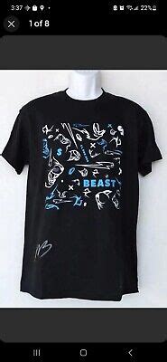 Never Opened Mr Beast Signed T Shirt Million Subs Tee Limited Ebay