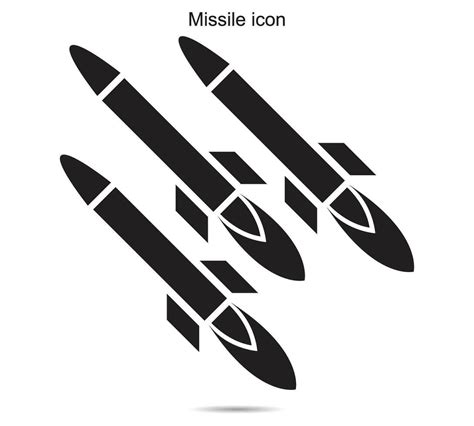 Missile Icon Vector Illustration Vector Art At Vecteezy