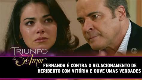 Triunfo do Amor Heriberto diz umas verdades á Fernanda após ela ser