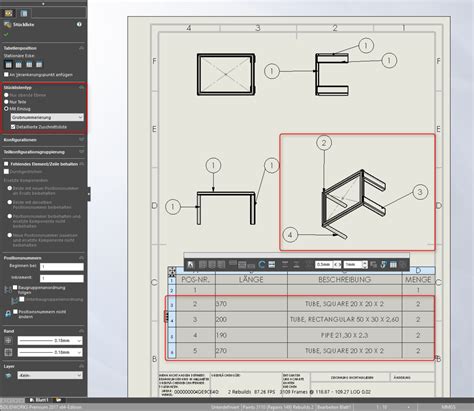 Iknow Solidworks Positionsnummern Stückliste Schweißkonstruktion