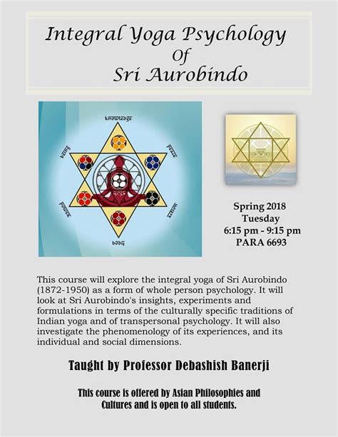 Integral Yoga Psychology of Sri Aurobindo – Debashish Banerji