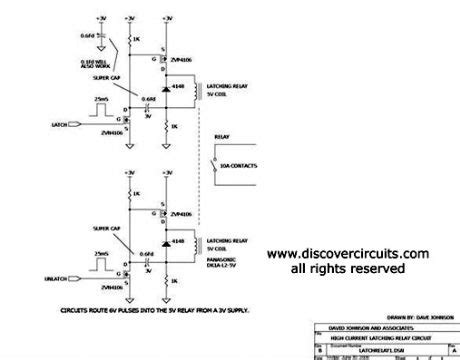 Low Voltage Latching Relay Driver - Basic_Circuit - Circuit Diagram ...