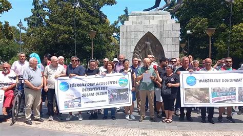 AKBELEN ORMANI İÇİN DİRENEN KÖYLÜLERE SAMSUN DAN DESTEK