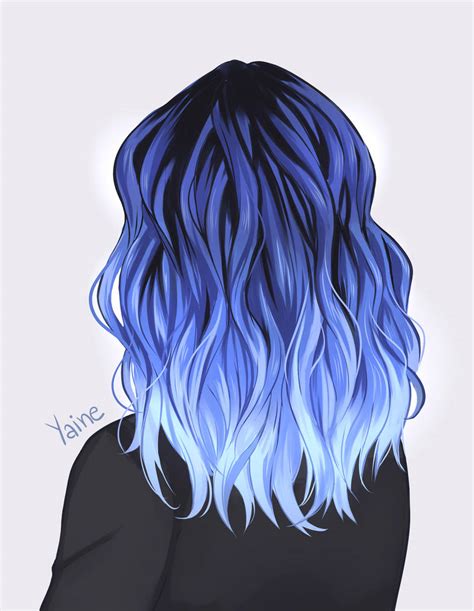 Blue Hair by yainedraws on DeviantArt