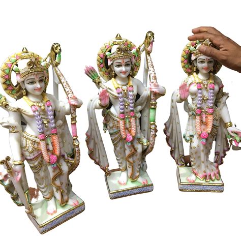 Buy Ram Darbar Statue 18 Inches Marble Hand Painted Marble Ramdarbar