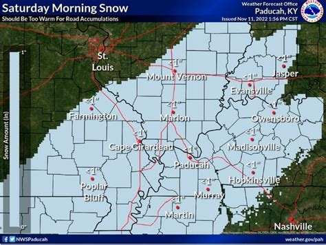 Evansville, Tri-State weather forecast says snow a possibility tonight