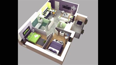 Open Concept 3 Bedroom House Plans 3d | Inspiring Home Design Idea