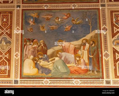 Giotto Di Bondone Frescoes The Scrovegni Chapel Padua Italy Th