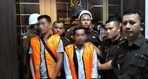 2 Tersangka Kasus Korupsi Proyek Dishub Ditahan Kejari Gunungsitoli