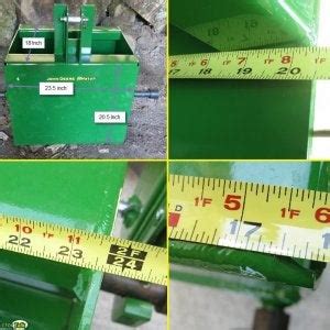 John Deere ballast box dimensions | Green Tractor Talk