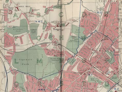 Map of Finchley, London