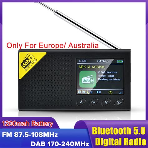 Radio Num Rique Fm Dab Compatible Bluetooth Lecteur De Diffusion