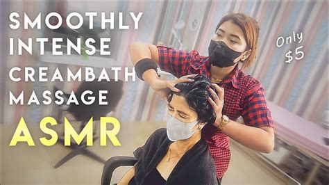 Asmr Creambath Relaxing Indonesian Head And Body Salon Treatment Youtube