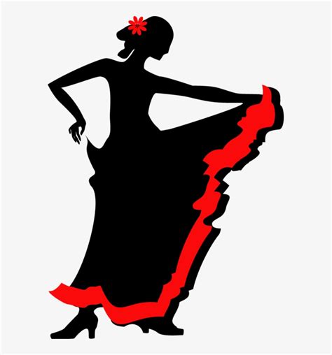 Flamenco Dance Silhouette Clip Art Clip Art Flamenco Dancer 583x800