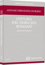 Historia Del Derecho Romano Antonio Fernandez De Bujan