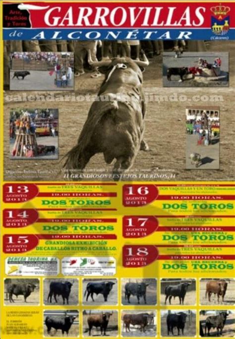 Fiestas Agosto Garrovillas De Alcon Tar C Ceres Fecartoros