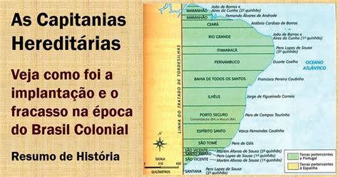 Como Funciona O Sistema De Capitanias Hereditárias