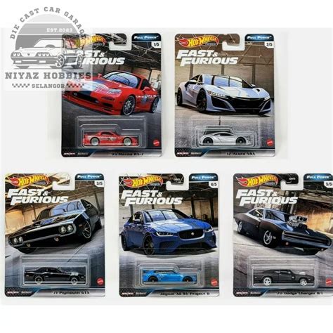 Hot Wheels Fast Furious Full Force Limited Edition Car Premium Set Sealed Box