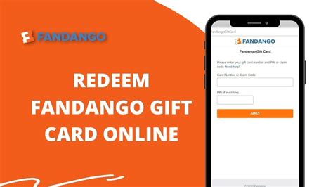 How To Redeem Fandango Gift Card Online Use Fandango Gift Card