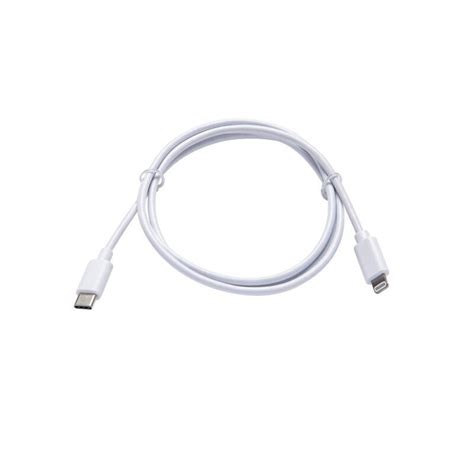 Câble Usb C Lightning 1 Mètre Blanc Sanifer