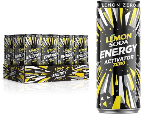 Lemonsoda Energy Activator Lemon Soda Zero Tray 12 Stuks 330ml