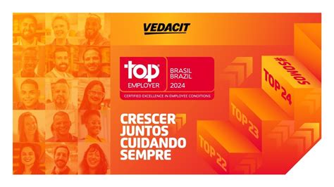 Vedacit Conquista Certifica O Top Employer Pelo Terceiro Ano Seguido