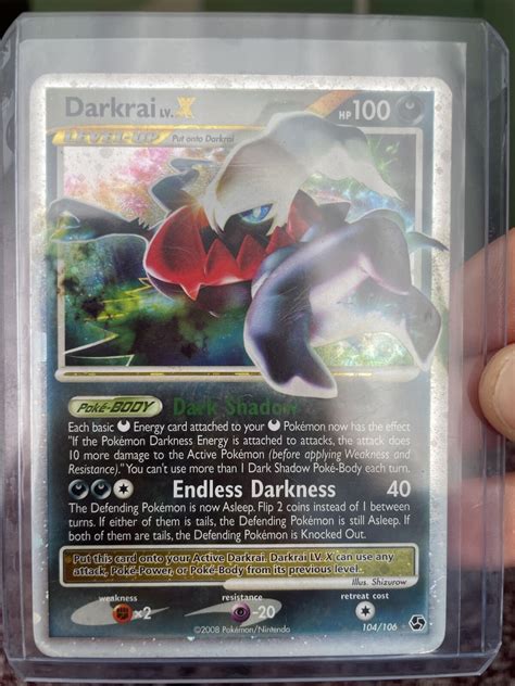 Pok Mon Tcg Darkrai Lv X Great Encounters Holo Rare Holo Lv X Ebay