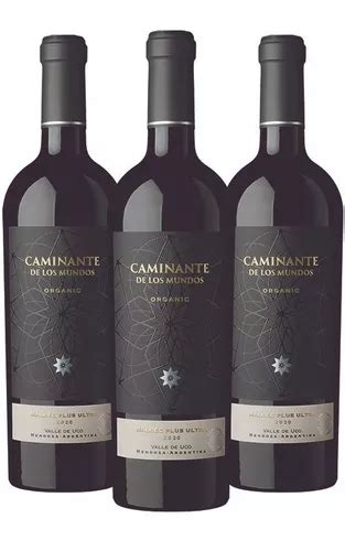 Vino Caminante De Los Mundos Malbec Plus Ultra Caja Mad X3 Cuotas