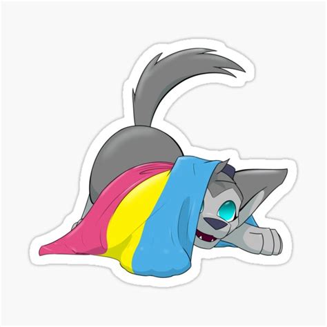 arthur  pansexual pride flag sticker  desrasaela redbubble