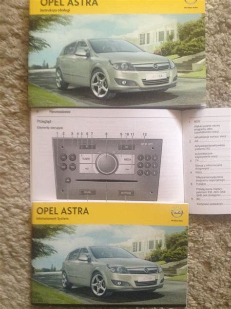 Opel ASTRA III Polska Instrukcja Obslugi Radio 6866635969