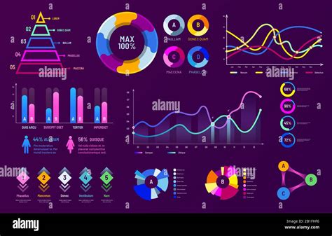 Infographic Chart Graphics Diagram Charts Data Analysis Graphs And Statistics Percentage