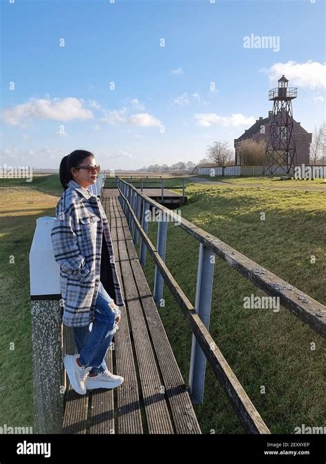 The Former Island Schokland The Netherlands With Beautiful Spring