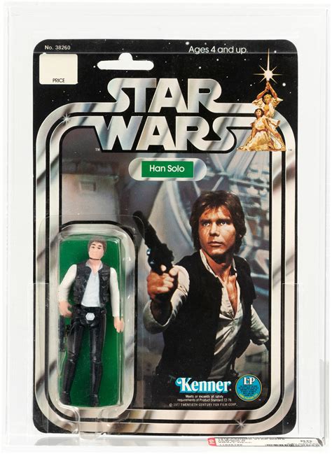 Hakes Star Wars 1978 Han Solo 12 Back B Afa 80 Nm Small Head