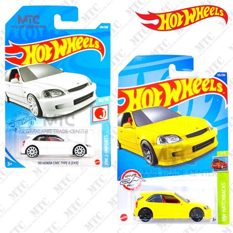 Hot Wheels 99 Honda Civic Type R Ek9 Shopee Malaysia