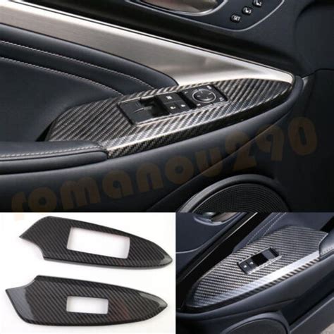 Carbon Fiber Window Switch Panel Cover Trim For Lexus Rc 300 350 Rc F 2015 2022 Ebay