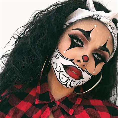 Chola Clown Makeup