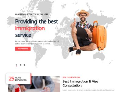 Immigration And Visa Consulting Website Upwork