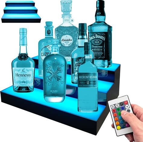 Amazon Led Lighted Liquor Bottle Stand Tier Liquor Bar Bottle