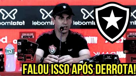 TÁ MALUCO OLHA O QUE TREINADOR DO VITÓRIA FALOU APÓS DERROTA PARA O