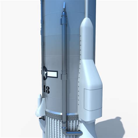 atlas rocket 3d model