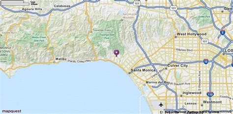 Pacific Palisades Map