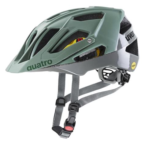 Uvex Quatro Cc Mips All Mountain Enduro Mtb Fahrrad Helm Grau Orange