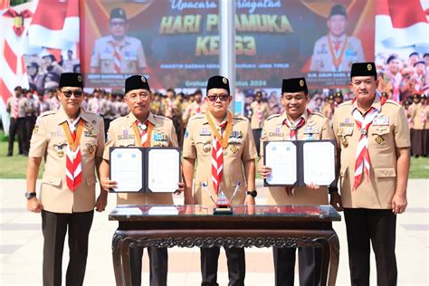 Dorong Pramuka Jatim Kuatkan Sinergi Sebagai Penjaga Dan Pemersatu NKRI