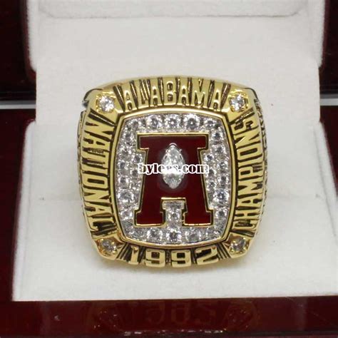 Alabama Crimson Tide National Championship Ring Best