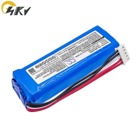 3 7V 6200mAh Battery Bateria GSP1029102A For JBL Charge 3 Rechargeable