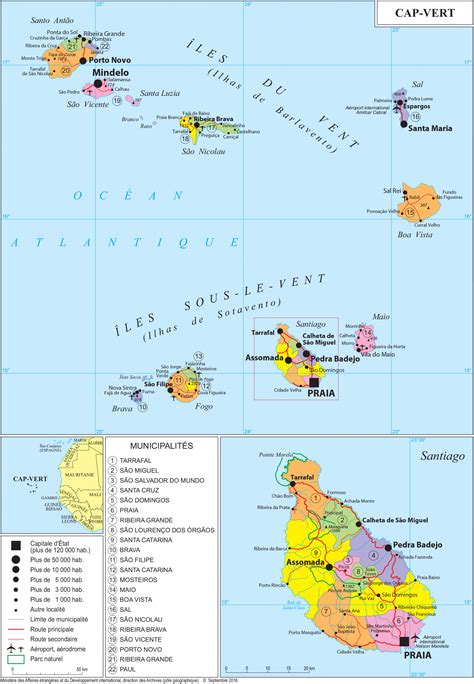 Geopolitical map of Cape Verde, Cape Verde maps | Worldmaps.info