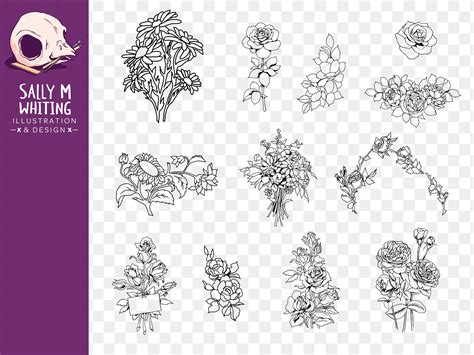 Floral SVG Bundle Svg Cut Files Svg-png-dxf Mixed - Etsy