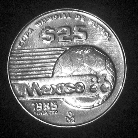 Monedas de México y el Mundo México 25 Pesos de 1985 Plata Ley 0 720