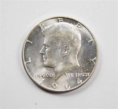 Silver Kennedy Half Dollar Uncirculated With Luster Property Room