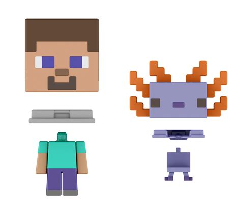 Aug229510 Minecraft Mob Head Minis M Pk Steve And Polar Bear Cs C Previews World